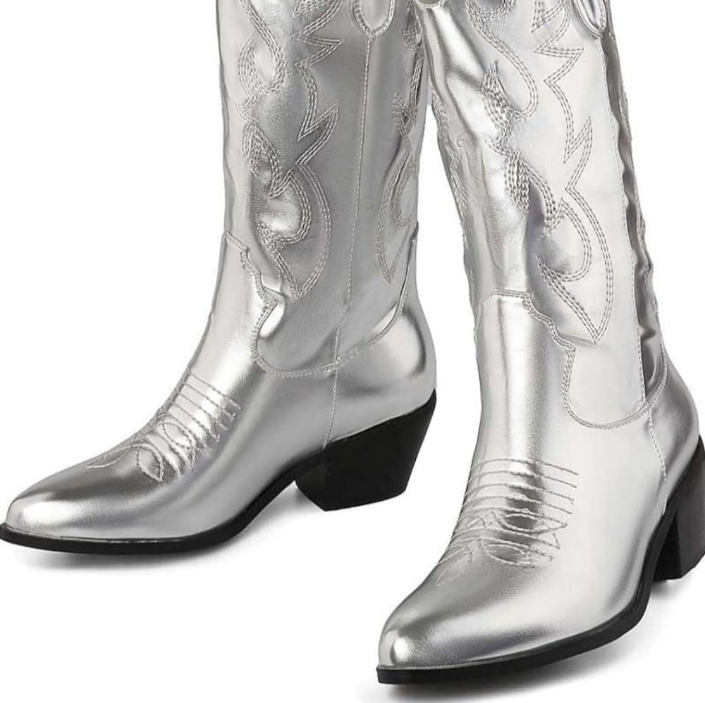 SO SIMPOK Cowboy Embroidered Boots